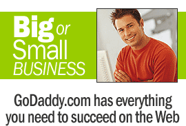 Big or Small Business - GoDaddy.com has everything you need to succeed on the Web!
